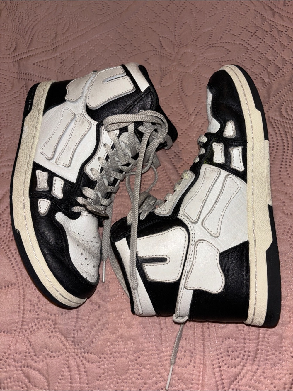 Amiri Black & White High-Top kids Sneakers